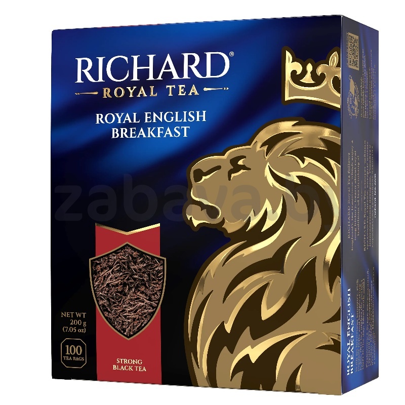 Чай Richard English Breakfast, 100 пак.