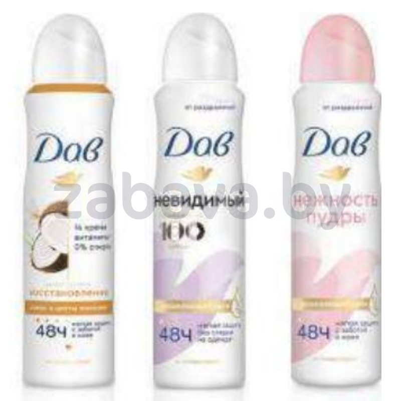 Дезодорант-антиперспирант «Дав», 150 мл, в ассорт.