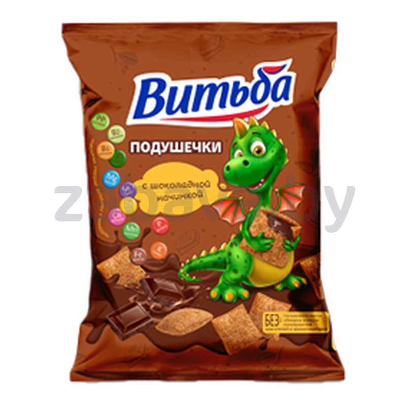Подушечки «Витьба» с шоколадной начинкой, 250 г
