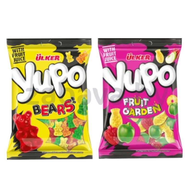 Конфеты Ulker Yupo Bears или Fruit Garden, 80 г