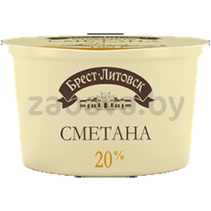 Сметана «Брест-Литовск», 20%, 180 г