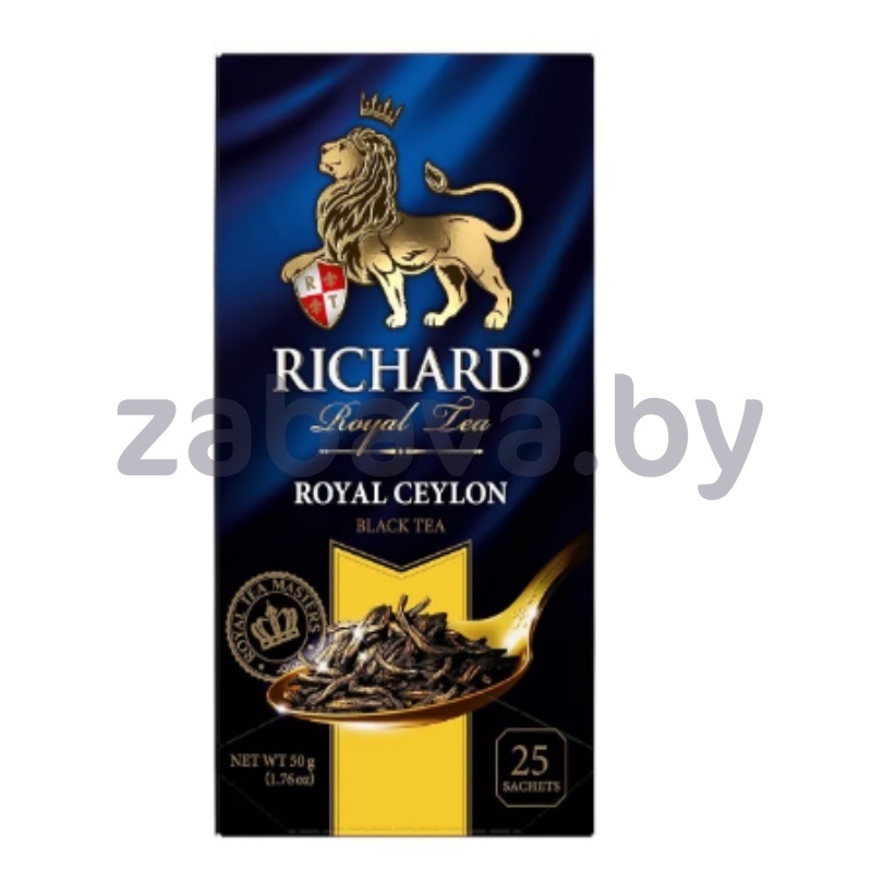 Чай Richard Royal Ceylon, черн., байхов., 25 пак.