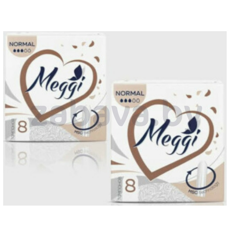 Тампоны Meggi Normal, 8 шт., в ассорт.