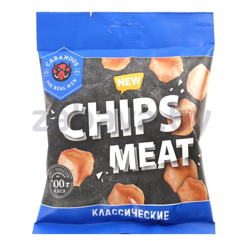 Чипсы Cabandos Chips Meat, классич., с/в, «Серволюкс Агро» ф-л «Белмит», 30 г