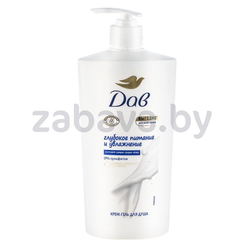 Крем-гель для душа «Дав», глубок. питан. и увлажн., 1 л