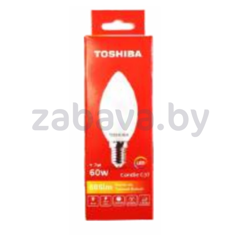Лампа светодиодная Toshiba Candle E14, 60W