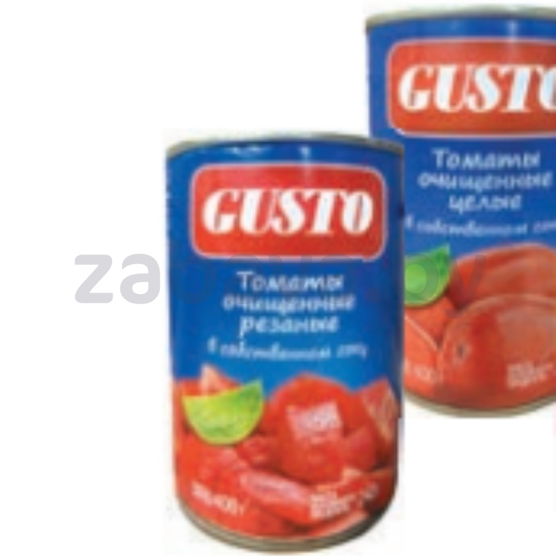 Томаты Gusto, очищ. или в с/с, 400 г