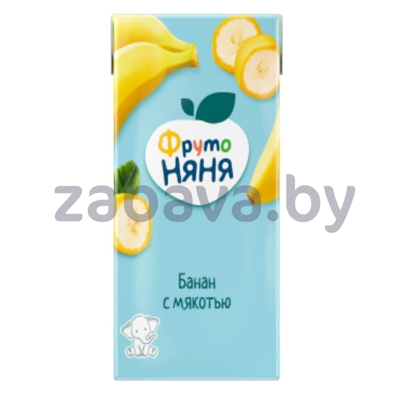 Нектар «Фруто няня», банан с мякотью, 200 мл