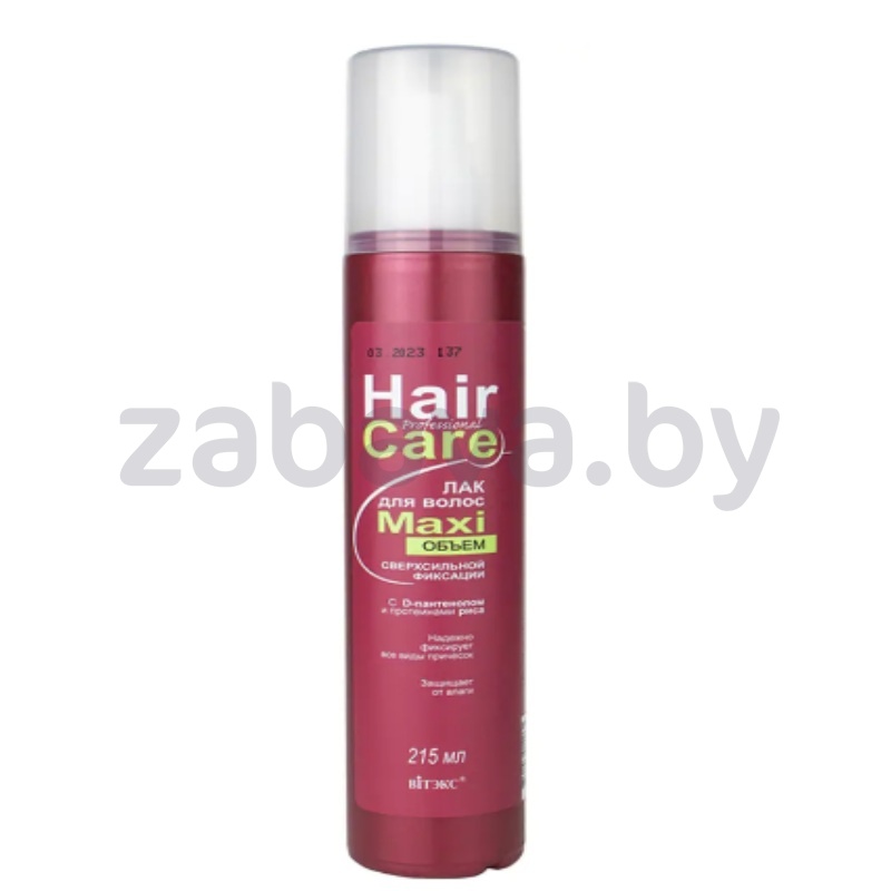 Лак для волос «Вiтэкс», Maxi объем, сверхсильн. фикс., 215 мл