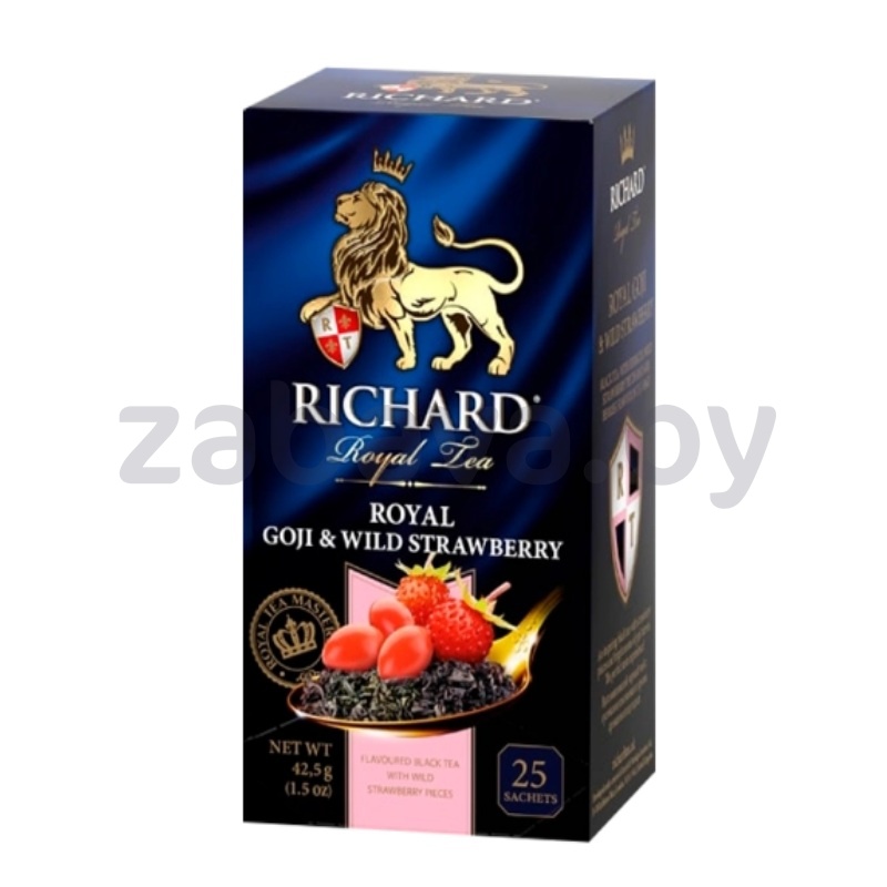 Чай Richard Royal Goji & Wild Strawberry, черн., 25 пак.