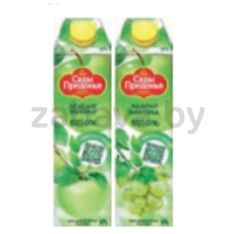Сок «Сады Придонья», зелен. яблоко или яблоко-виноград, 1 л