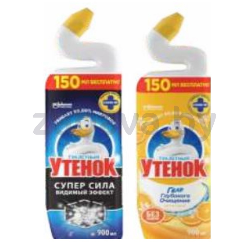Средство чистящ. «Туалетный утенок» «Супер сила» или «Видим. эффект», 900 мл