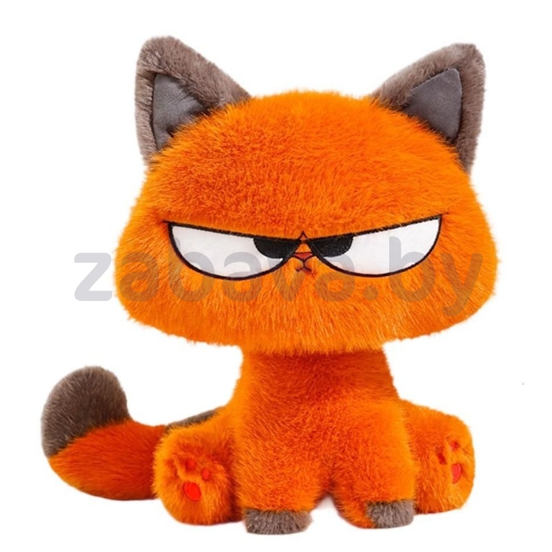 Игрушка мягкая «Кот рыжий недовольный», 25 см