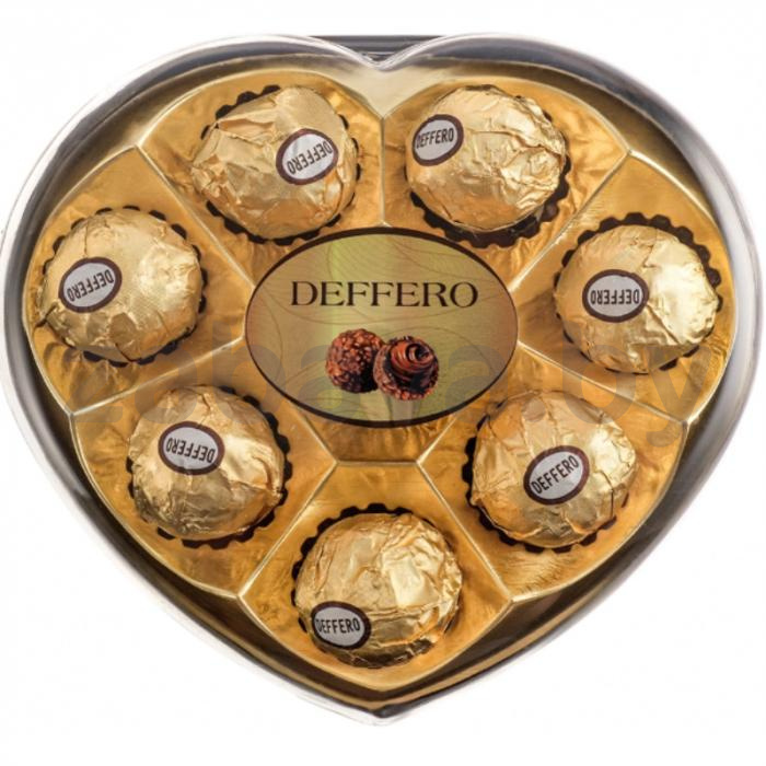 Конфеты Deffero, в молочном шоколаде с арахисом, 100 г