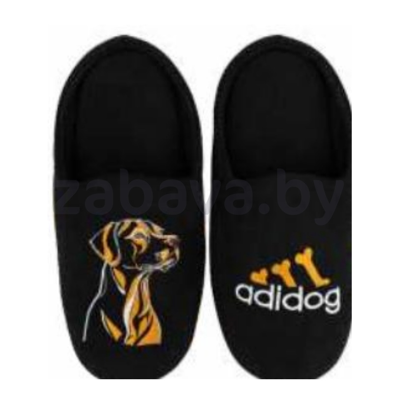 Туфли домашн. мужские Chobot, Home Line Adidog, черн., р-р 40-45