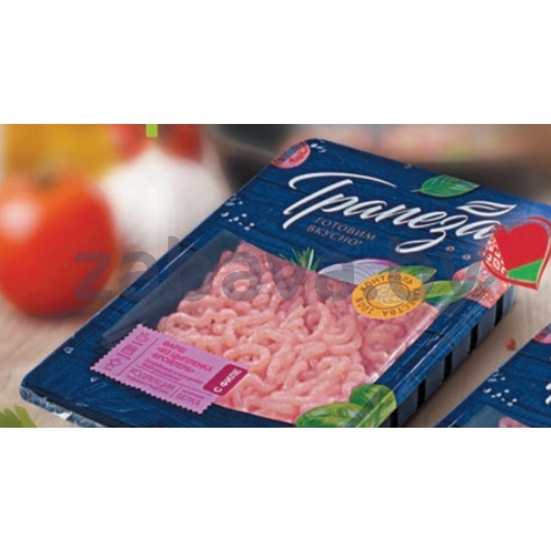 Фарш из цыпленка-бройлера, с филе, п/ф, «Трапеза», 500 г