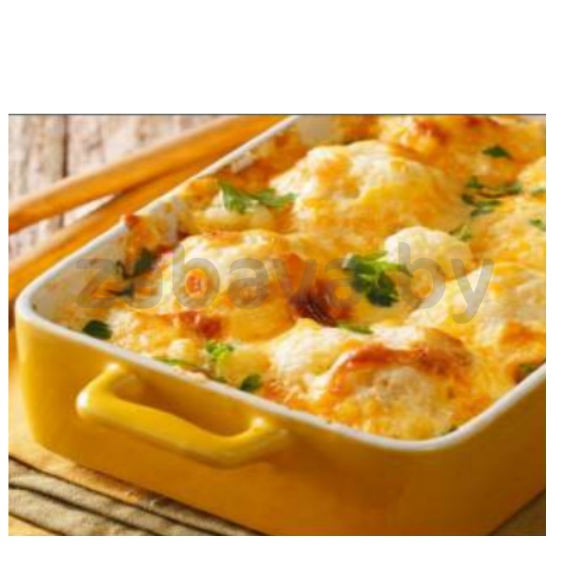 Капуста цветная запеченная с сыром, 1 кг