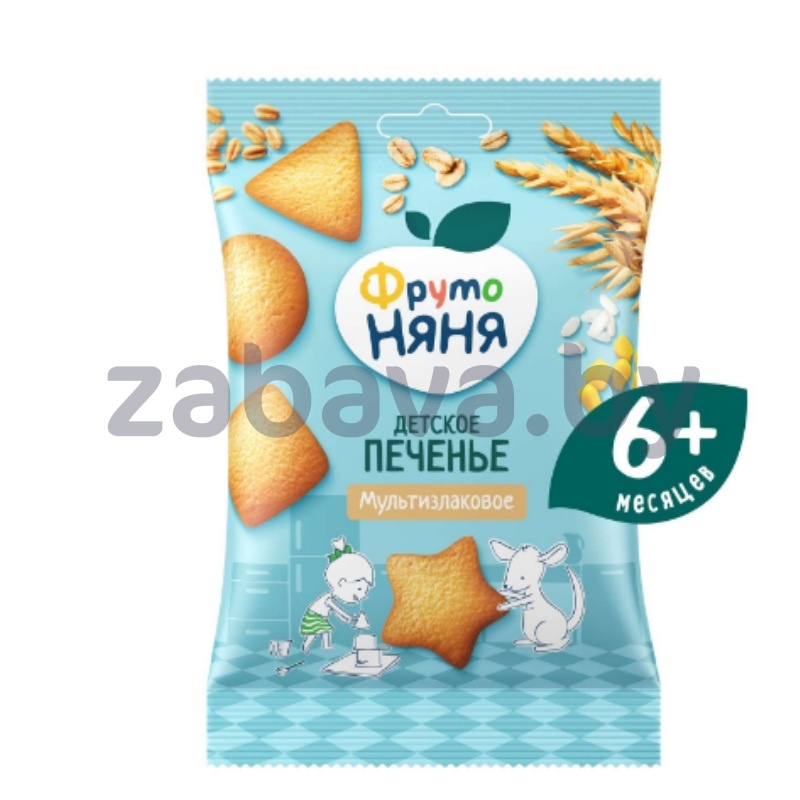 Печенье «Фруто Няня», раствор., мультизлак., 50 г