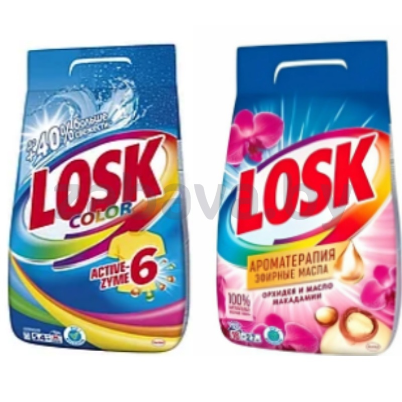 Порошок стиральный Losk,  Color или орхидея 2,7 кг