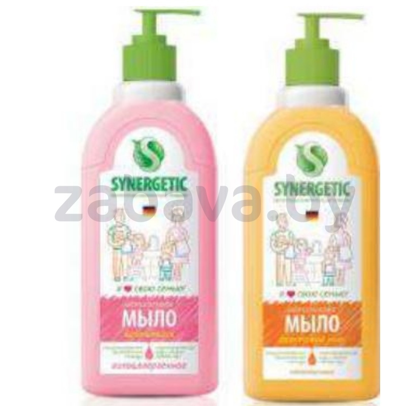 Мыло жидкое Synergetic, 500 мл, в ассорт.