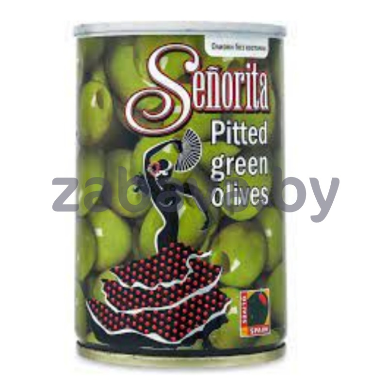 Оливки Senorita, зеленые, б/к, 280 г