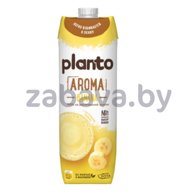 Напиток Planto, соево-банановый, РФ, 1 л