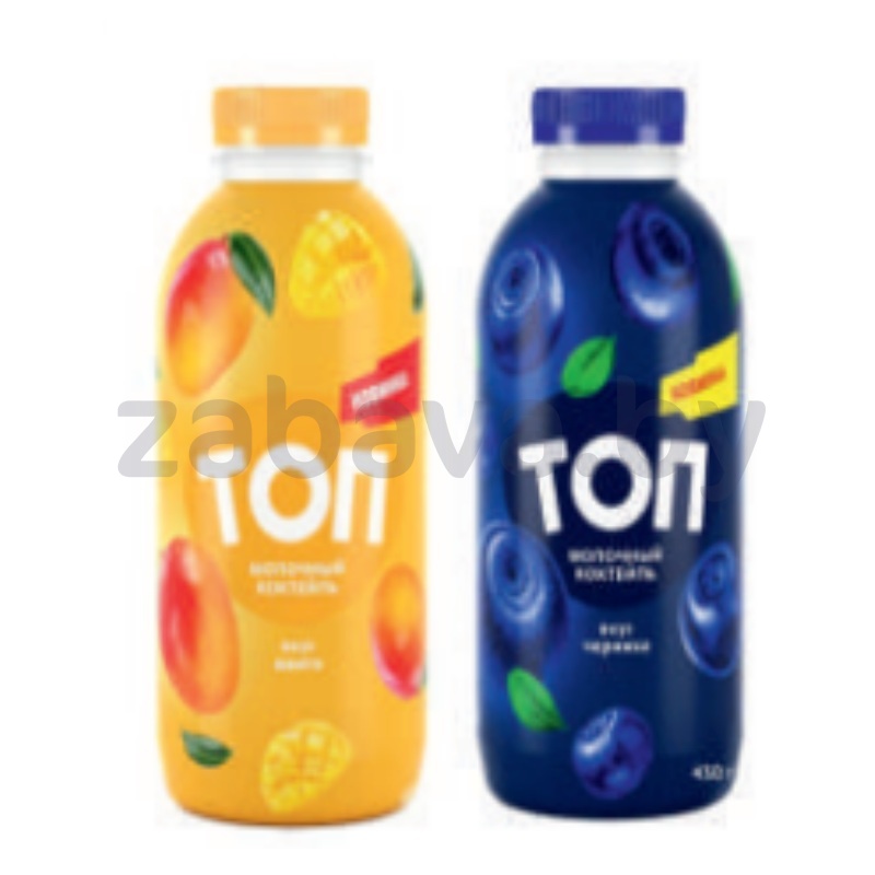 Коктейль «Топ» молочный, 2%, 450 г, в ассорт.