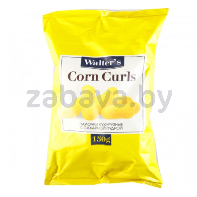 Палочки кукурузные Walter's, сахарн. пудра, 150 г