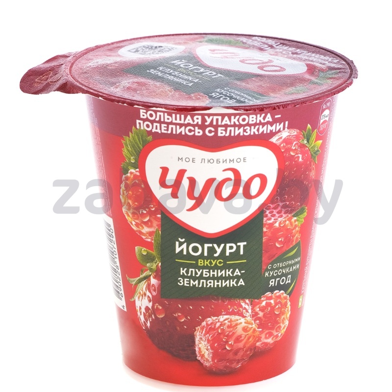 Йогурт «Чудо»,  клубника-земляника, 290 г