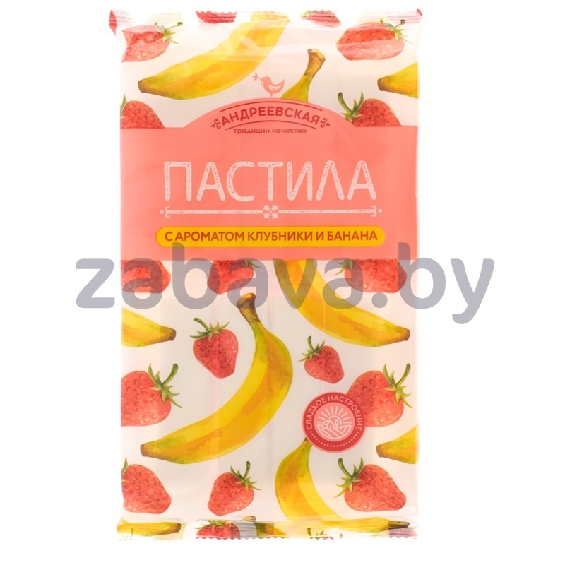 Пастила «Андреевская», клубника-банан, РФ, 247 г