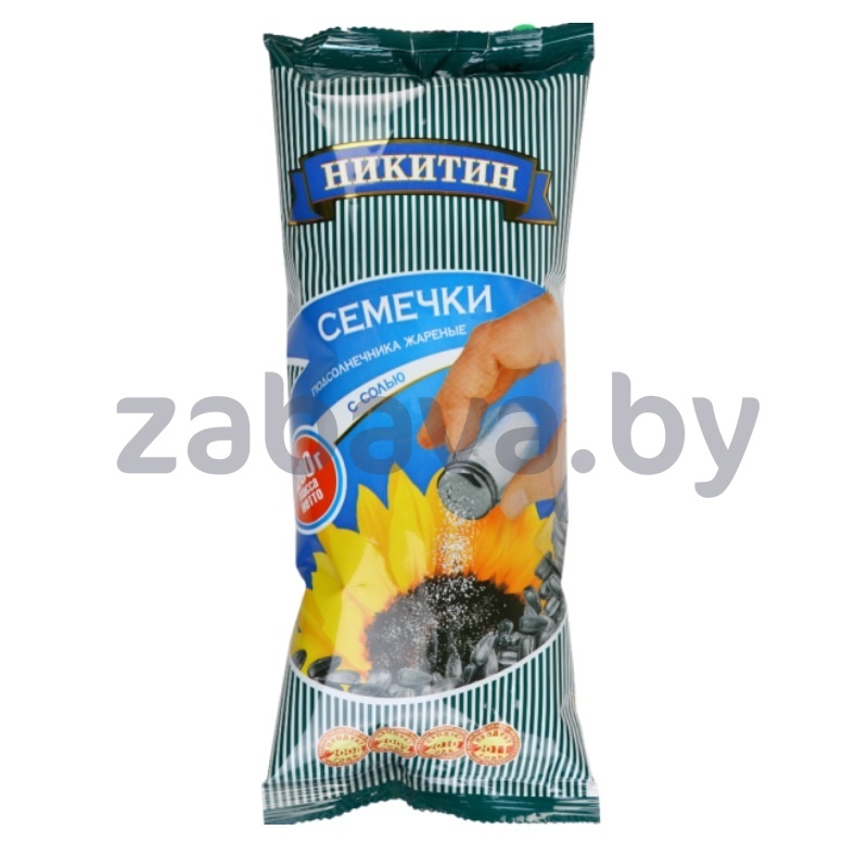 Семечки подсолнечника «Никитин», жар., с солью, 200 г