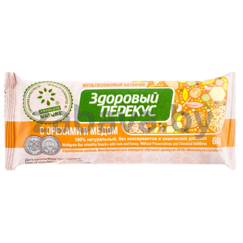 Батончик-мюсли «Здоровый Перекус», 55 г, в ассорт.