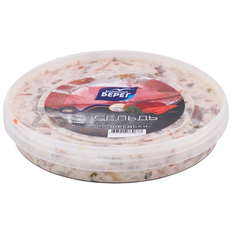 Сельдь «Балтийский берег», филе-кусочки по-шведски, РФ, 200 г