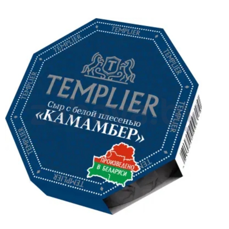 Сыр мягкий Templier, Camembert, с бел. плесенью, 50%, 125 г