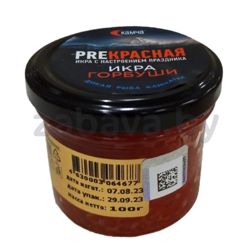 Икра лососевая «Камча», горбуша, 100 г