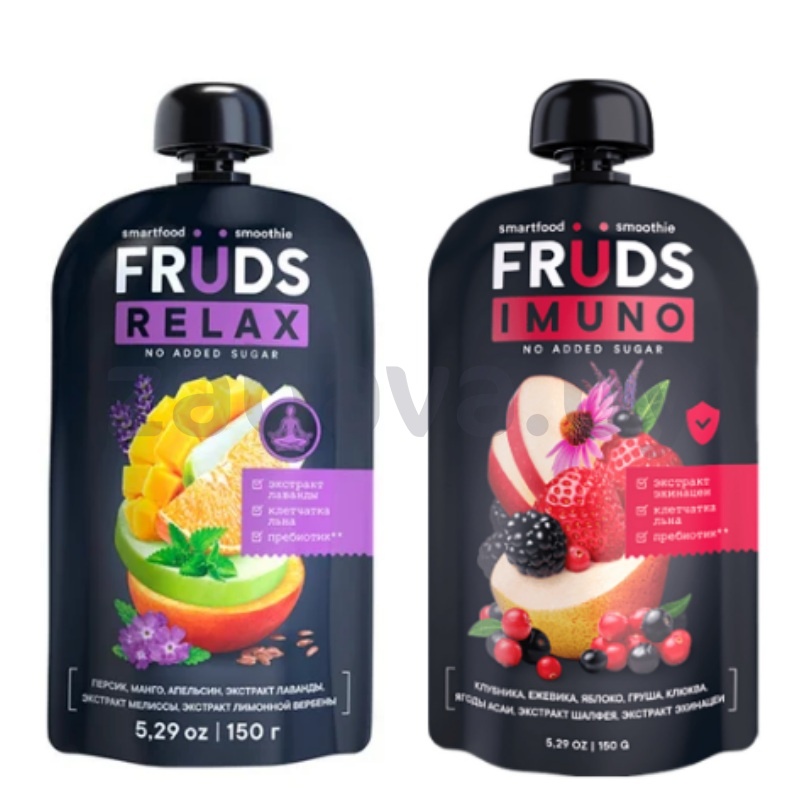 Пюре фруктовое Fruds Imuno или Relax, 150 г