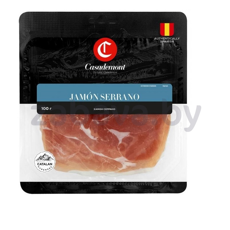 Хамон Casademont «Серрано», нарезка, с/в, 100 г
