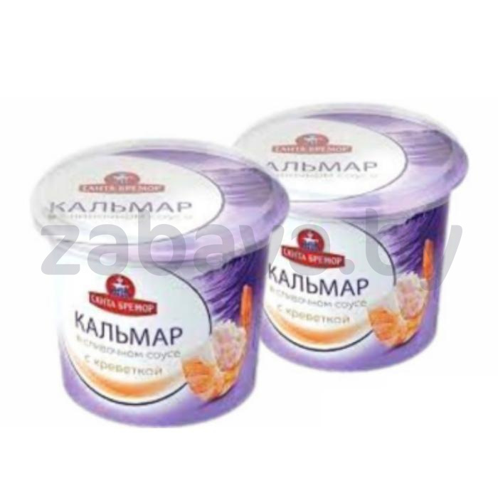 Паста «Санта Бремор» «Кальмар в слив. соусе с креветкой», 150 г