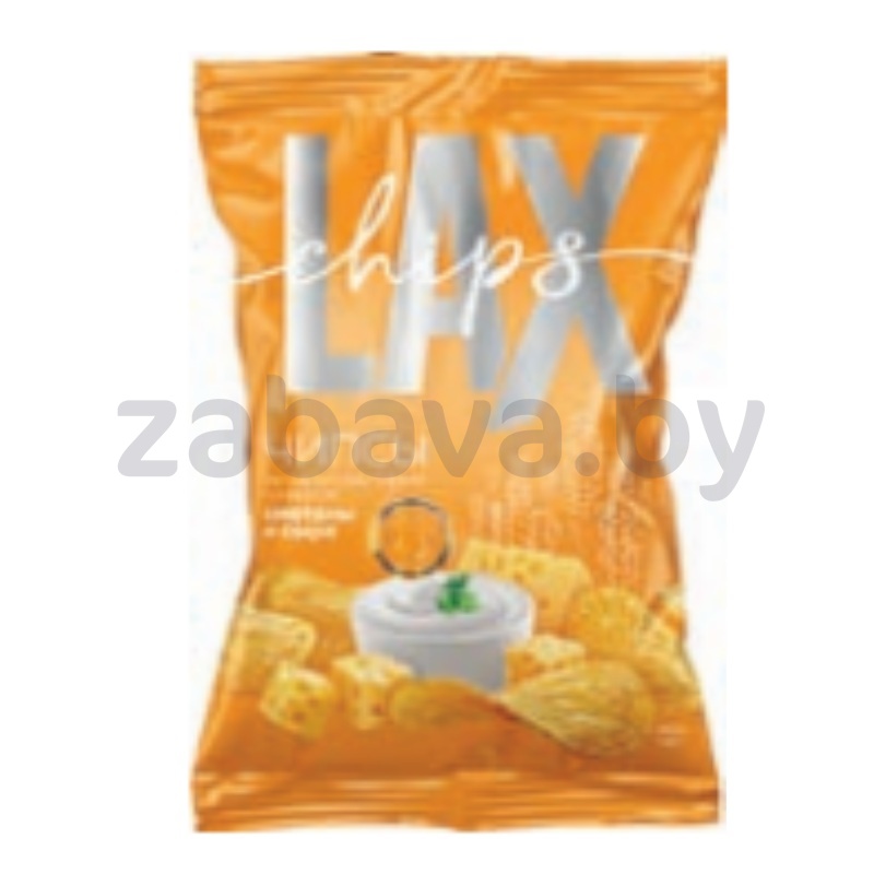 Чипсы Lax, сметана и сыр, 140 г