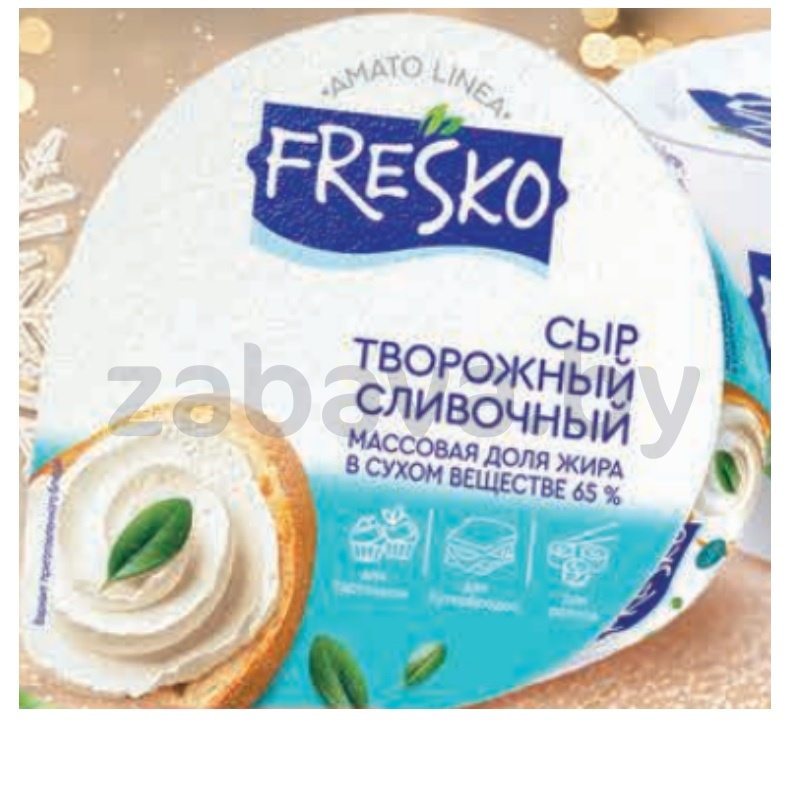Сыр творожный Fresko, сливочный, 65%, РФ, 140 г