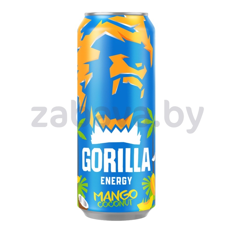 Напиток энергетический Gorilla, манго-кокос, 450 мл