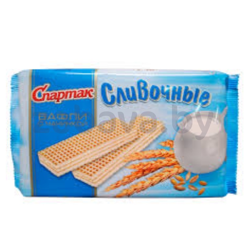 Вафли «Спартак» «Сливочные», 216 г