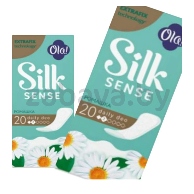 Прокладки ежедневные Ola! Silk Sense Daily, ромашка, 20 шт.
