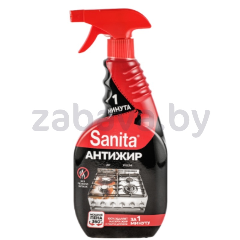 Спрей Sanita «Антижир 1 минута», 500 мл