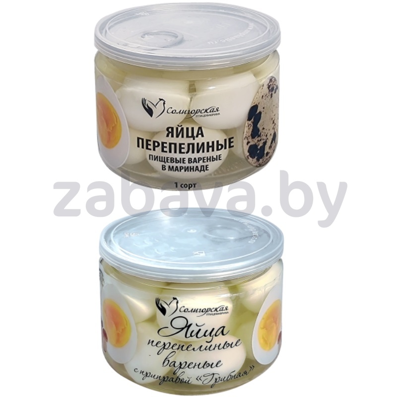 Яйца перепелиные варен. в маринаде или с приправой, «Солигорская» ПФ, 150 г