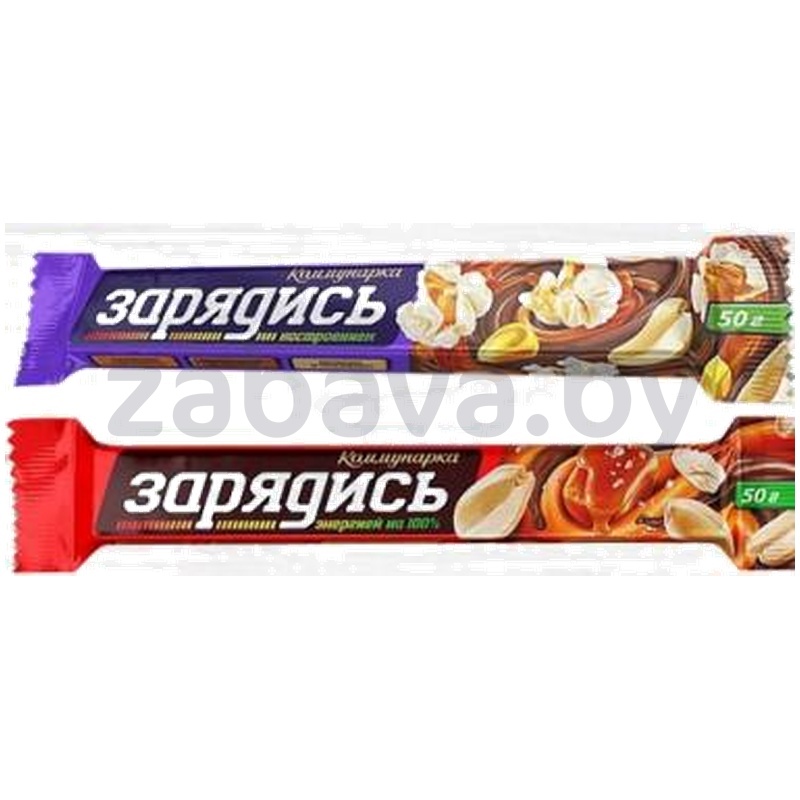 Батончик «Зарядись» в молочн. шоколаде, 40 г