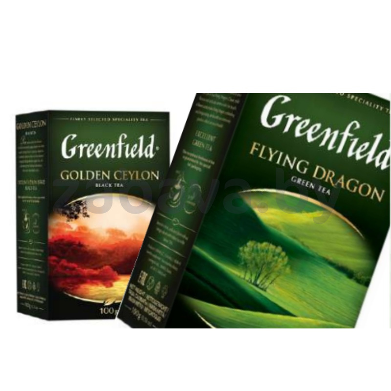 Чай Greenfield Golden Ceylon или Flying Dragon, 100 г