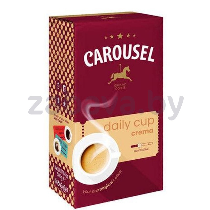 Кофе молотый Carousel Daily Cup Crema, 500 г