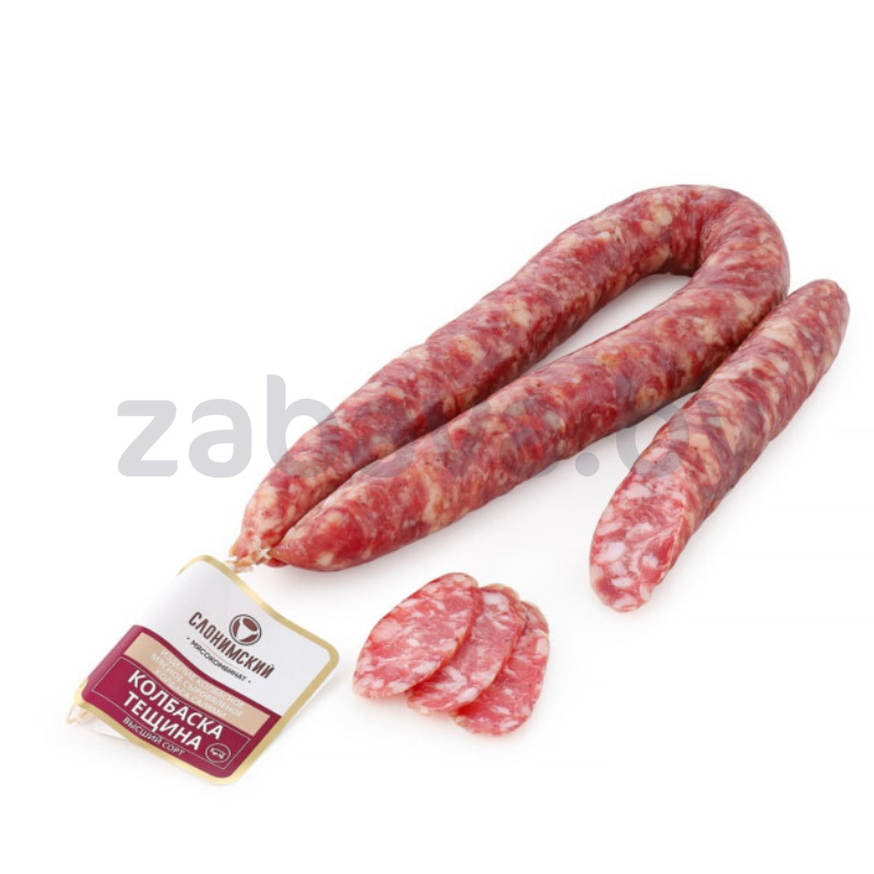 Колбаска «Тёщина», c/в, в/с, 1 кг, «Слонимский» МК