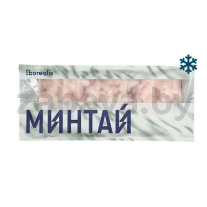 Минтай Borealis, филе, б/ш, с/м, 750 г